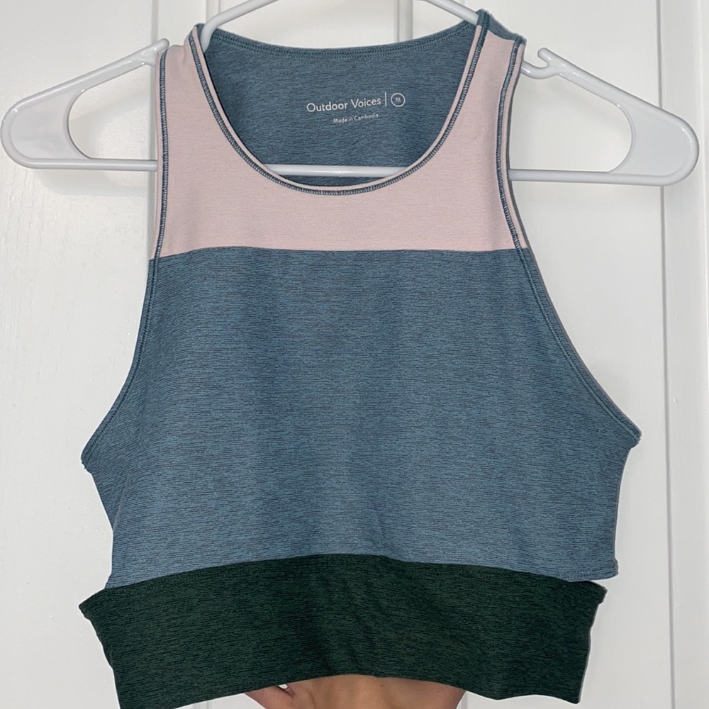 Outdoor Voices Work Out Top/ Sports Bra